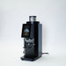 Coffee machine with digital display on a white background
