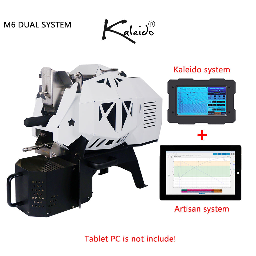 Kaleido M6 Dual System with tablet PC on a white background