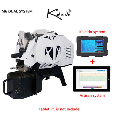Kaleido M6 Dual System with tablet PC on a white background