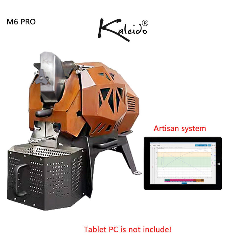 Kaleido M6 Pro machine with tablet PC display on a white background