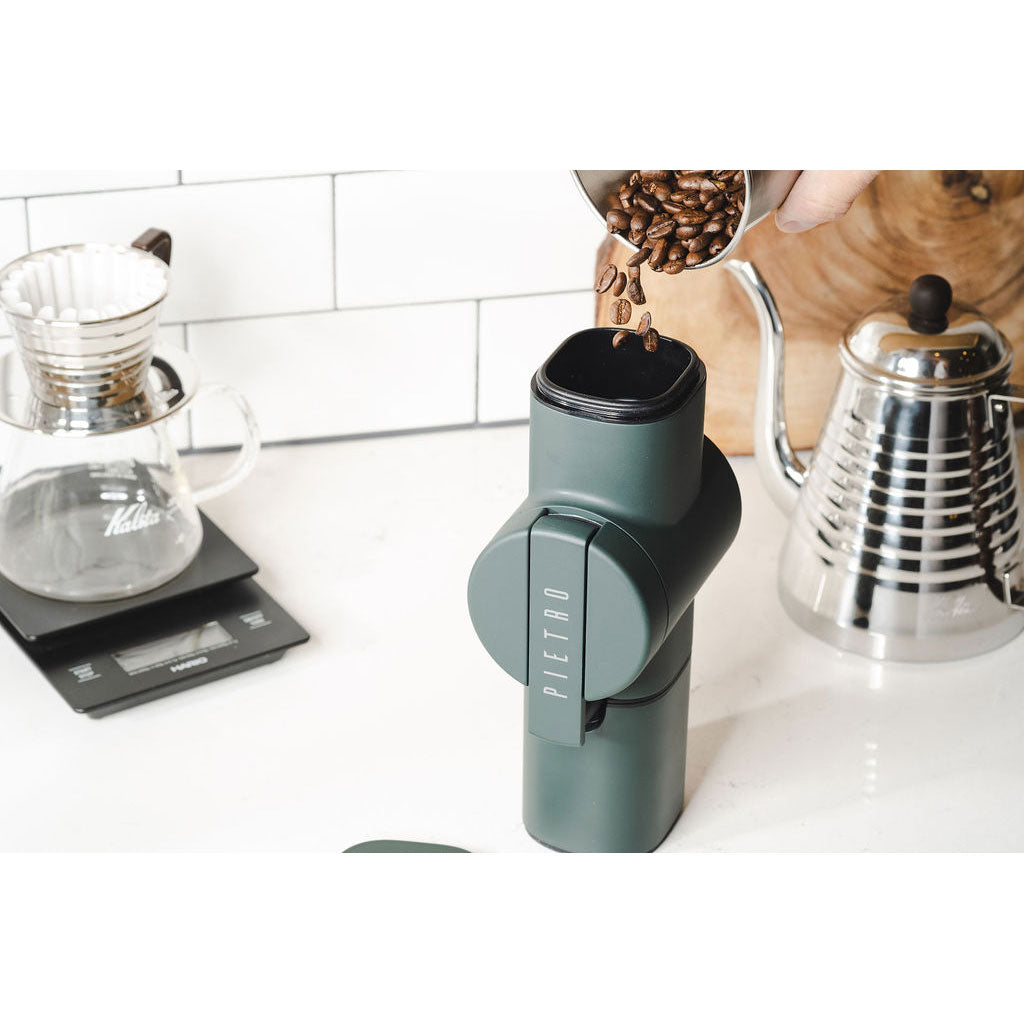 Pietro Pro Brewing Manual Coffee Grinder - Oyster Grey