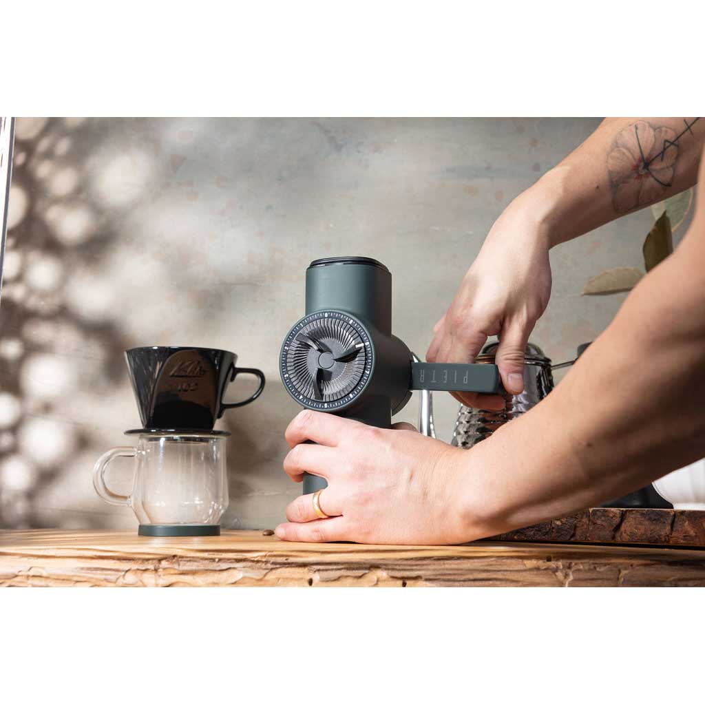 Pietro Pro Brewing Manual Coffee Grinder - Oyster Grey
