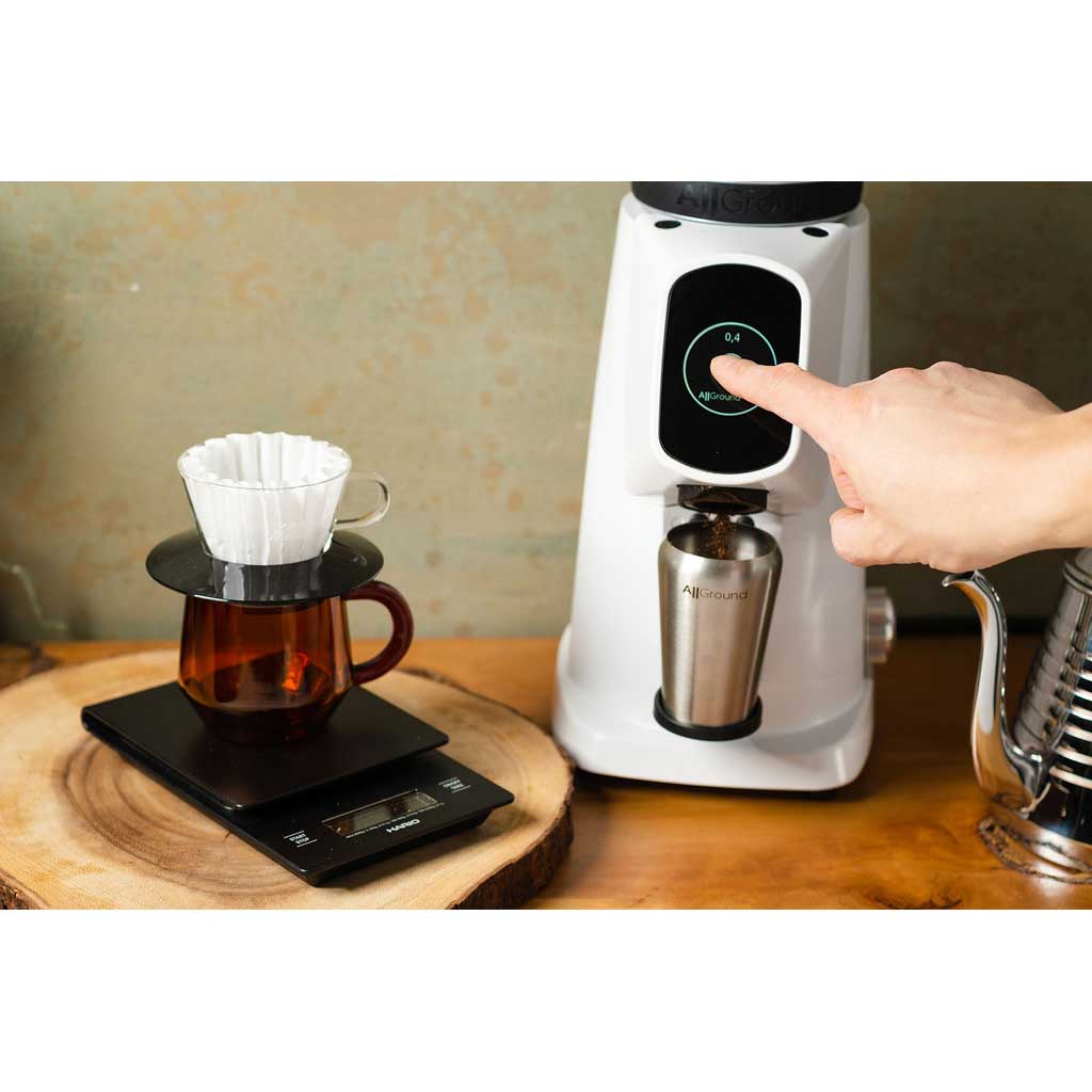 AllGround ProBrew Filter Coffee Grinder - Black w/ Rose Gold